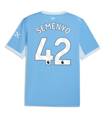 Manchester City Antoine Semenyo #42 Replika Hemmatröja 2026-27 Kortärmad